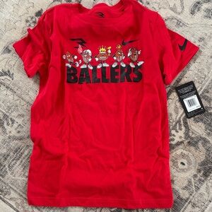 Nike Kids Red Graphic Tee
